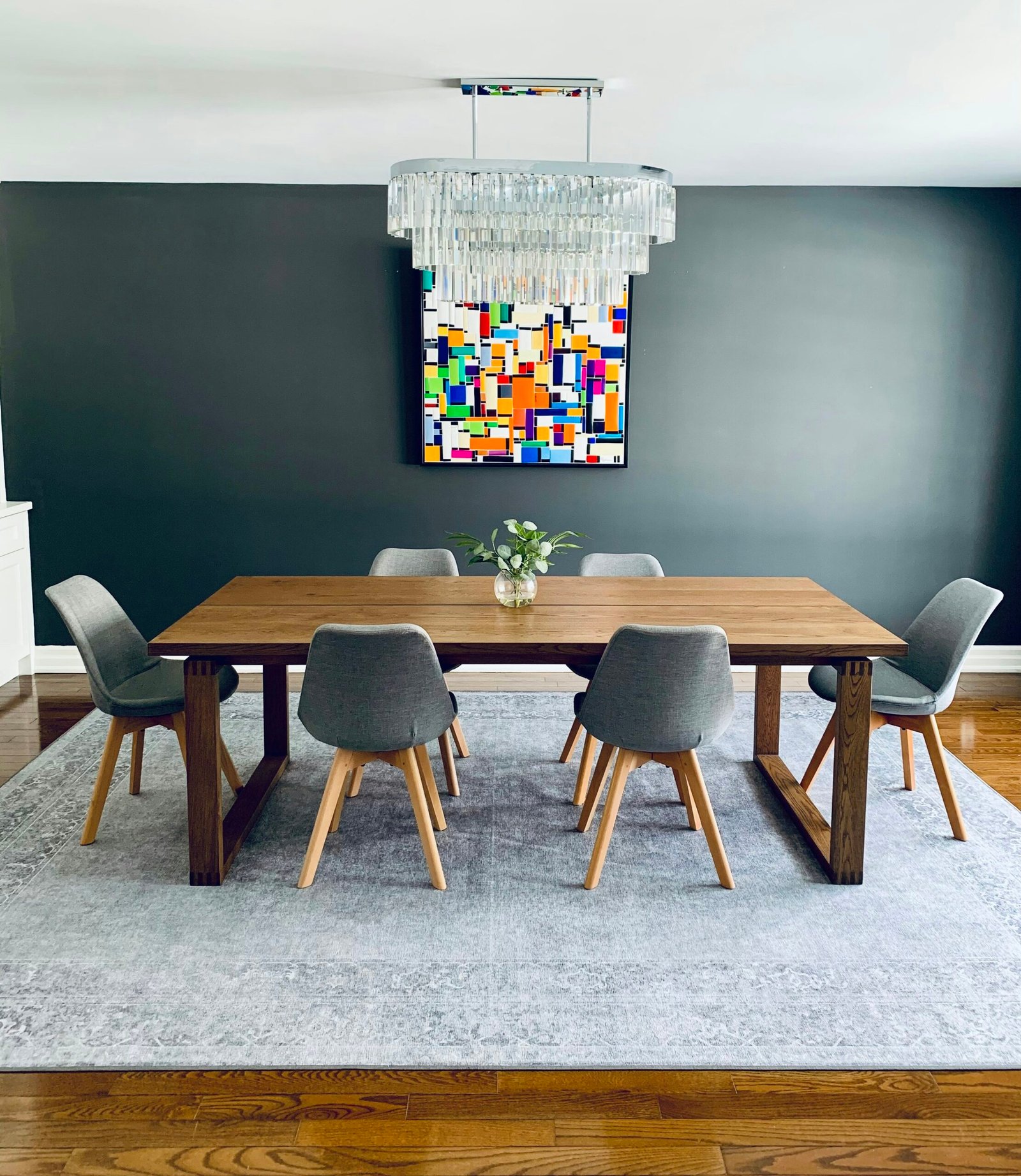 Artisan Walnut Extendable Dining Table