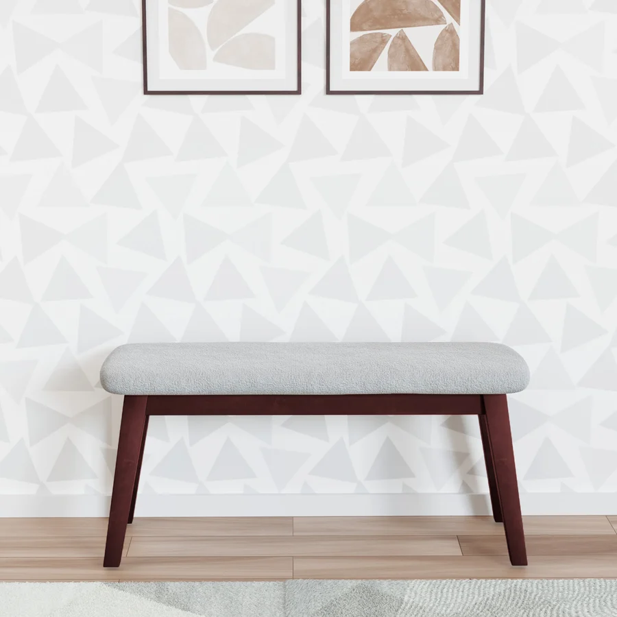 Nilkamal Venus Multi Use Medium Sitting Bench for Living Room | Dining Room (Milan Walnut)