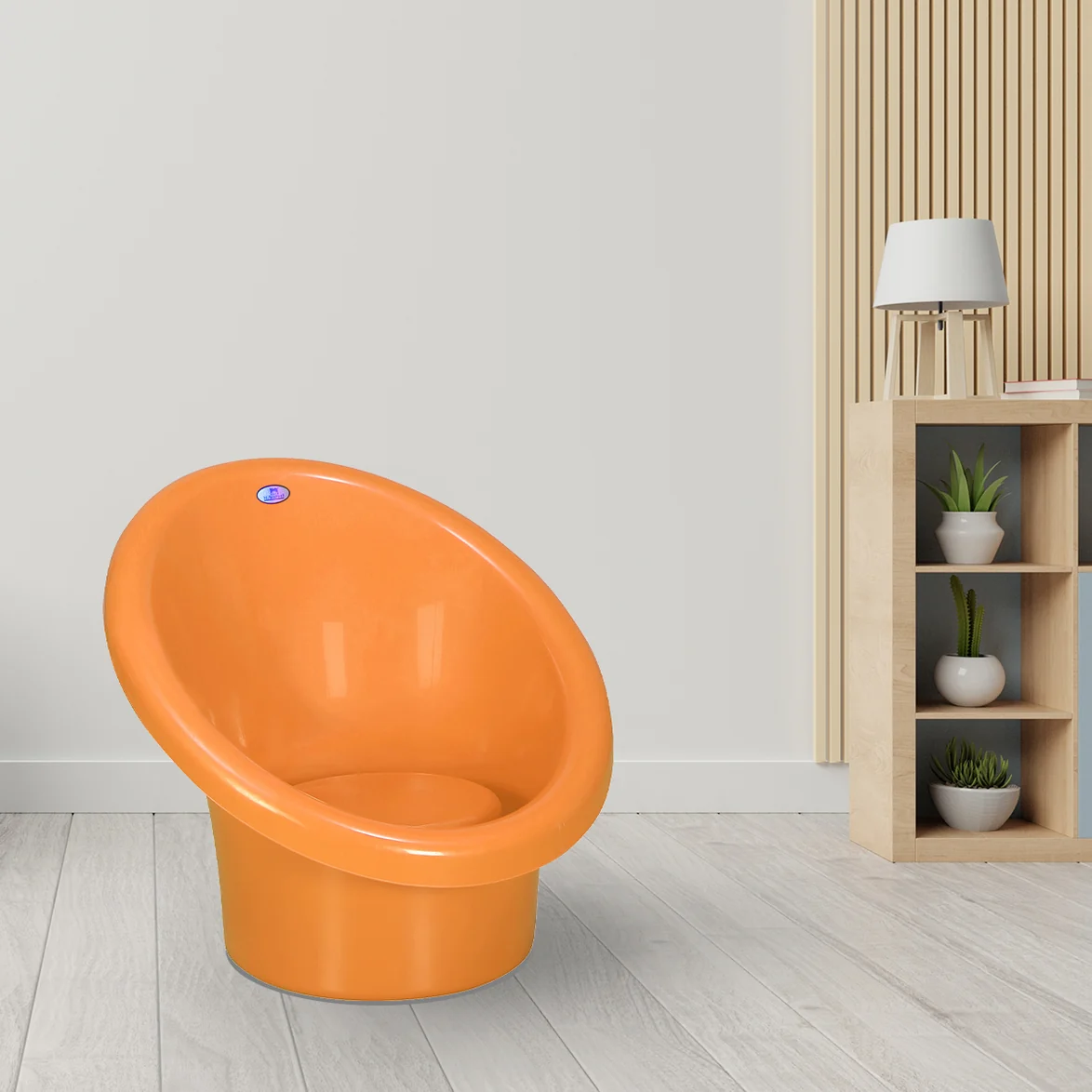 Nilkamal Lounger Plastic Chair Without Cushion