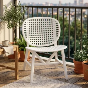 Nilkamal Arena Woven Style Plastic Chair without Cushion