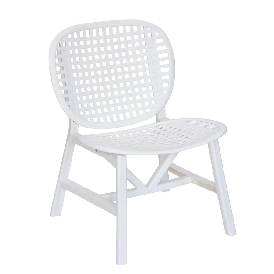 Nilkamal Arena Woven Style Plastic Chair without Cushion