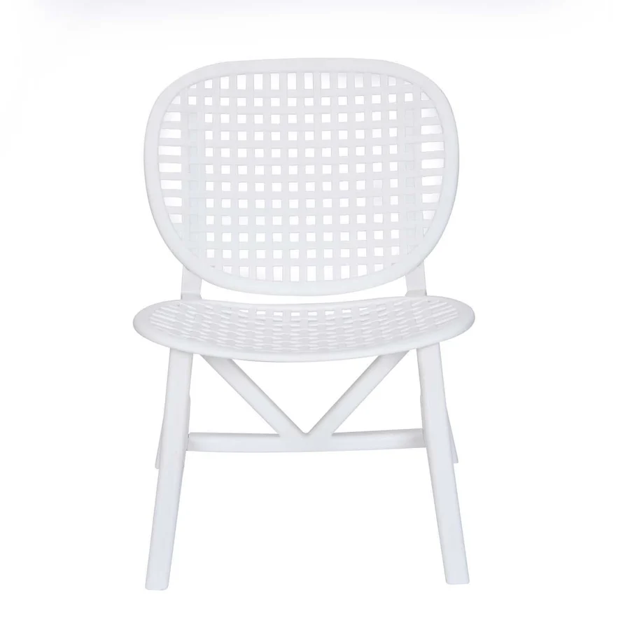 Nilkamal Arena Woven Style Plastic Chair without Cushion