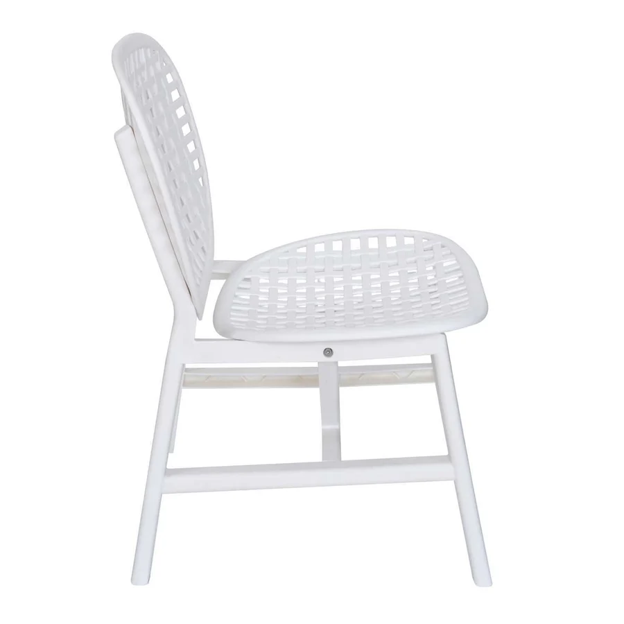 Nilkamal Arena Woven Style Plastic Chair without Cushion
