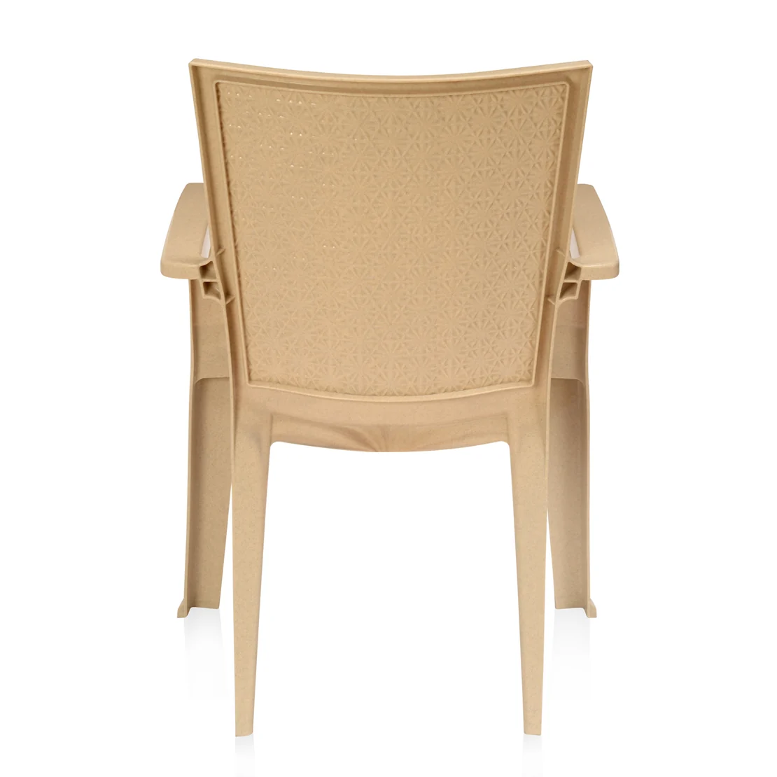 Nilkamal CHR2225 Plastic Arm Chair (Marble Beige)
