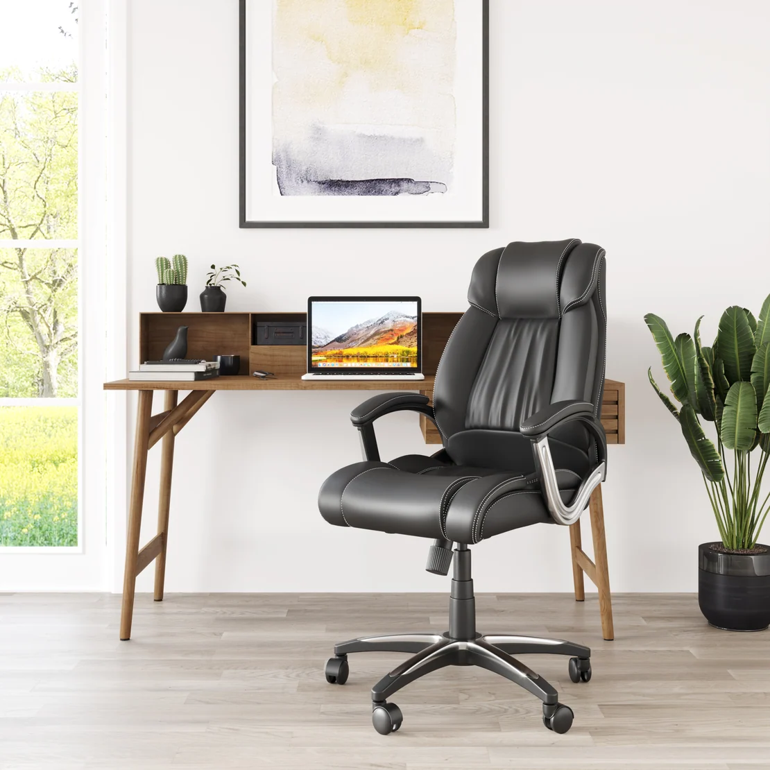 Nilkamal Trenvi High Back Office Chair (Black)
