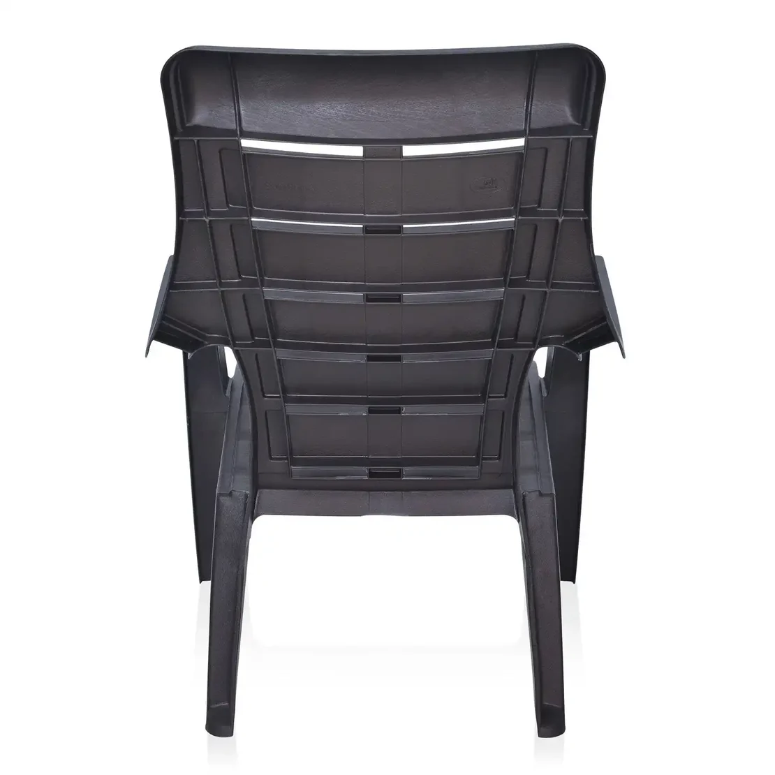 Nilkamal Sunday Plastic Arm Chair (Weather Brown)