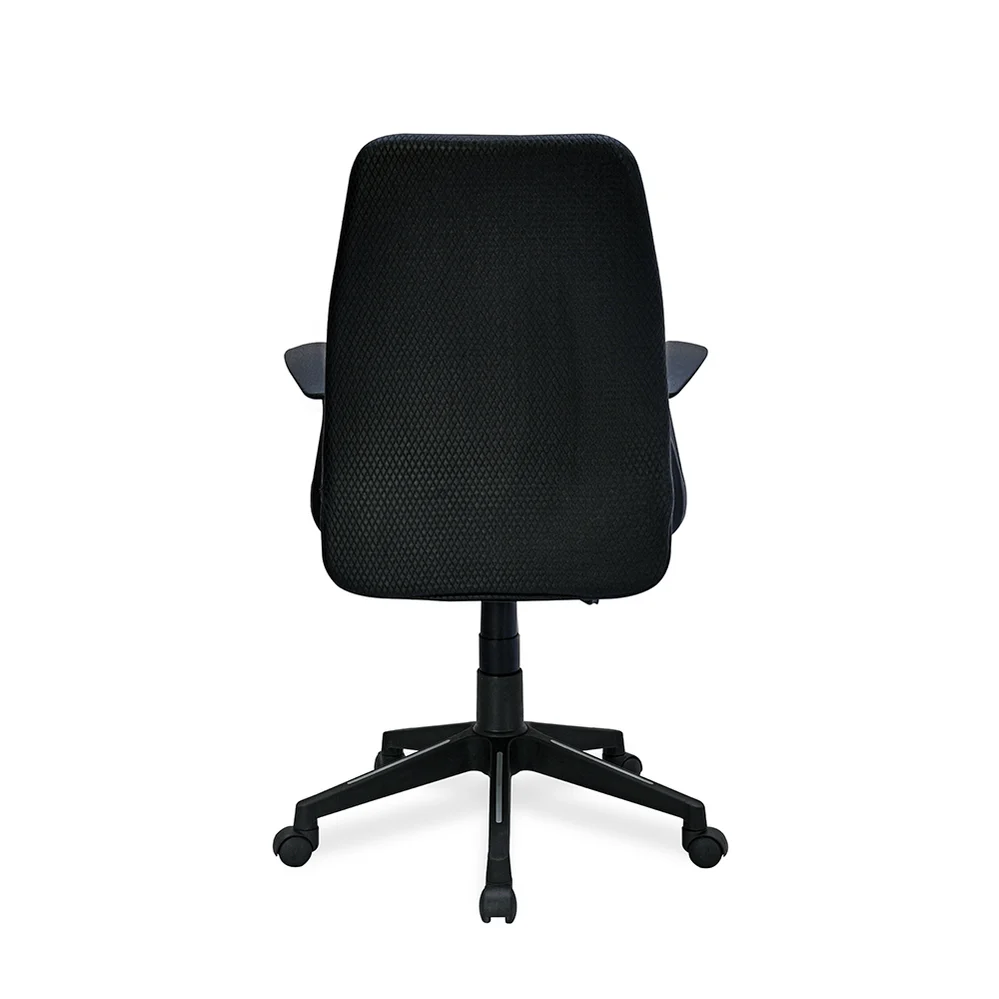 Nilkamal Solitaire Mid Back Chair (Grey/Black)