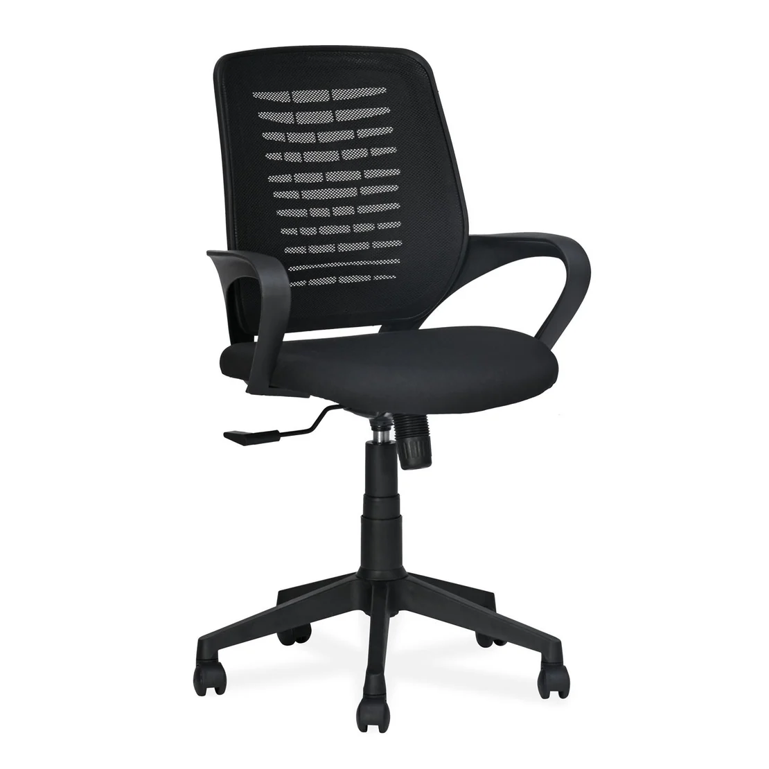 Nilkamal Astor Mid Back Mesh Office Chair (Black)