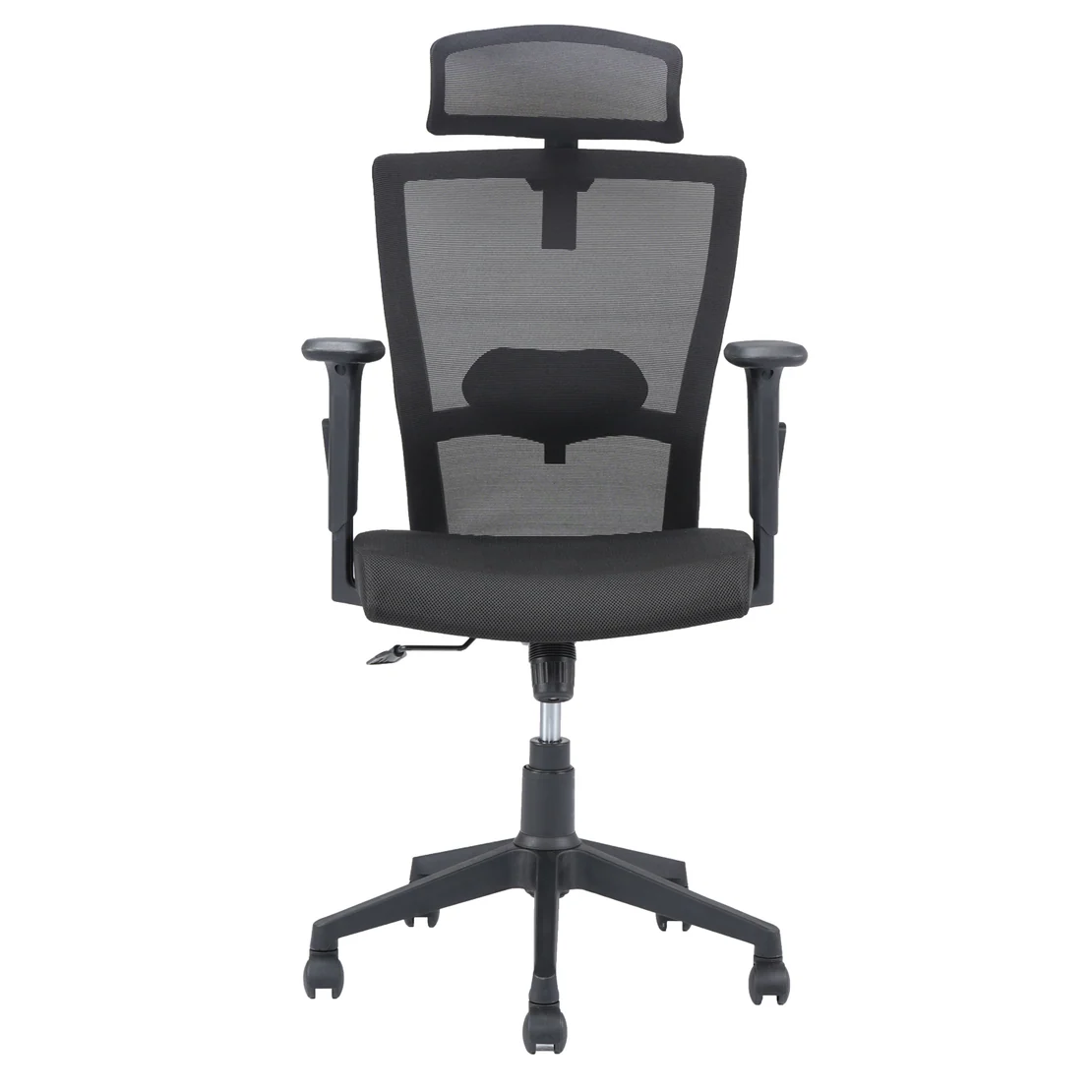 Nilkamal Hexon High Back Mesh with Adjustable Arm Chair (Black)