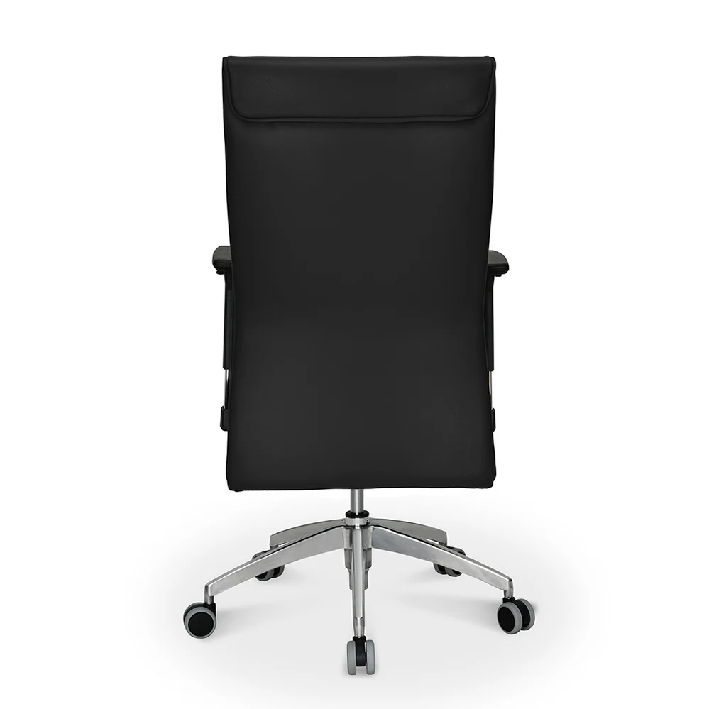 Nilkamal Command High Back Leatherette Office Chair (Black)
