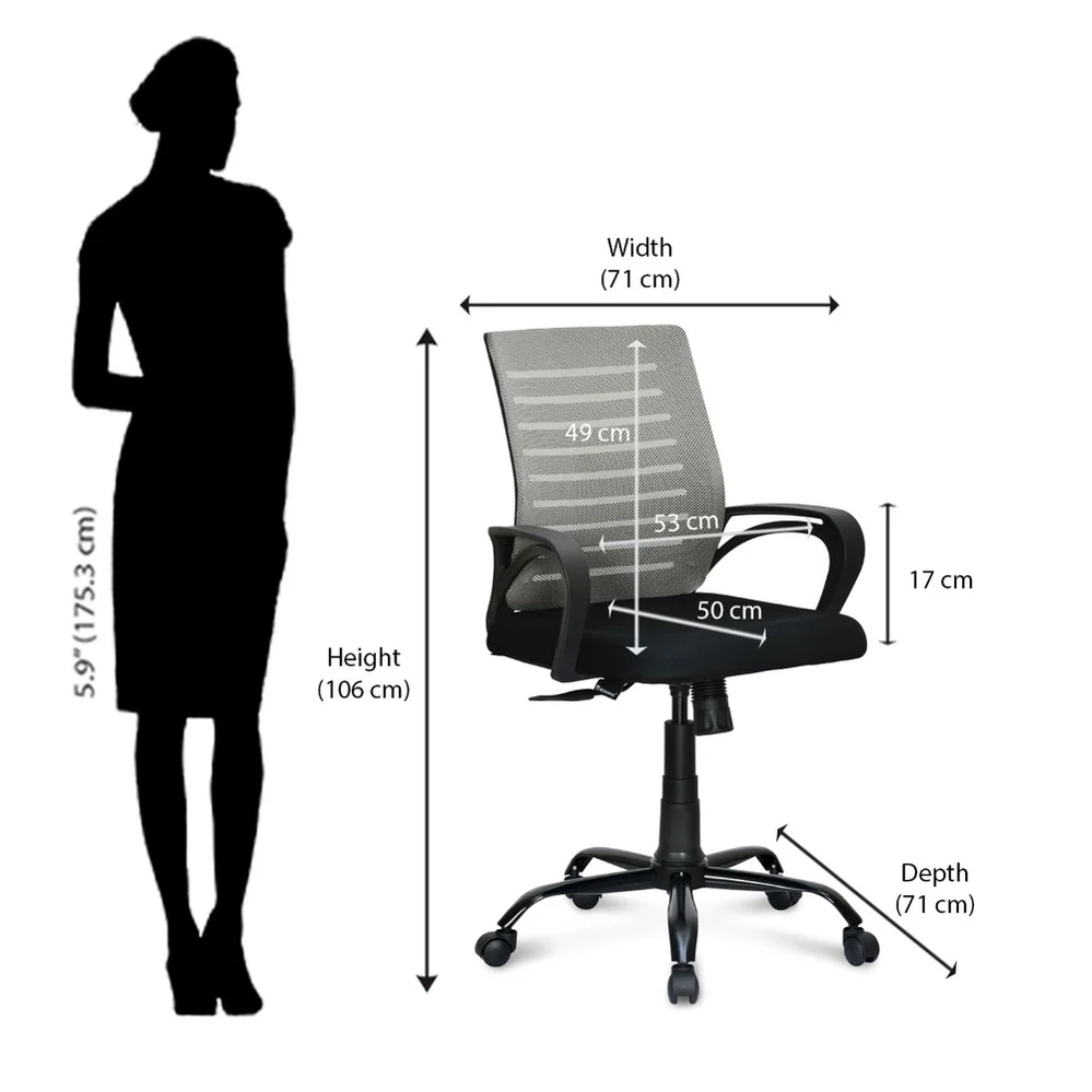 Nilkamal Giza Mid Back Office Chair
