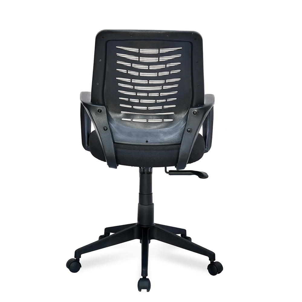 Nilkamal Otis Mid Back Mesh Office Chair (Black & Grey)